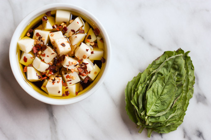 Roasted Garlic Panzanella  | eatfirstworrylater.com