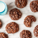 Gluten-Free Chocolate Coconut Cookies | eatfirstworrylater.com