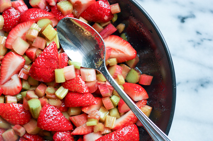 Strawberry Rhubarb Pies | eatfirstworrylater.com