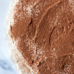 Mocha Cake & Espresso Whipped Cream | eatfirstworrylater.com