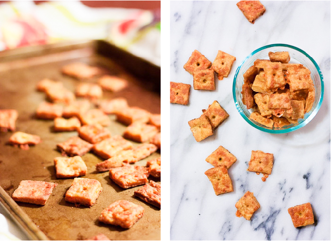 Jalapeño Garlic Cheese Crackers  | eatfirstworrylater.com