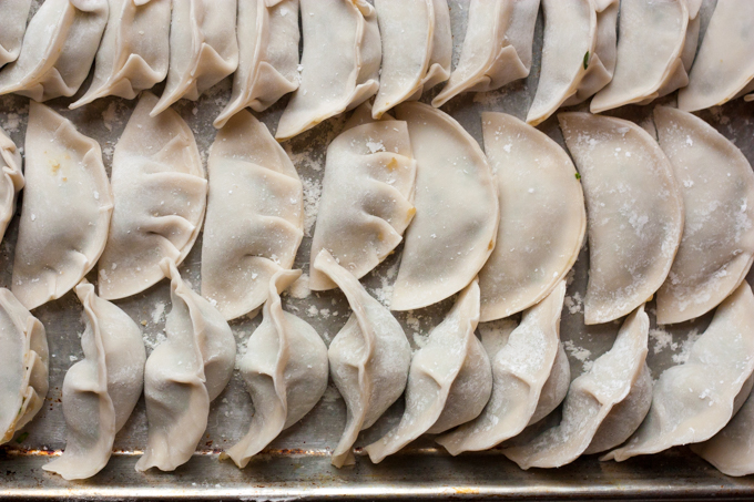 Pork, Chive & Cabbage Dumplings  | eatfirstworrylater.com