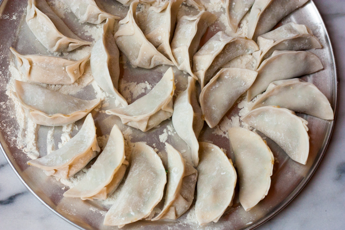 Pork, Chive & Cabbage Dumplings  | eatfirstworrylater.com