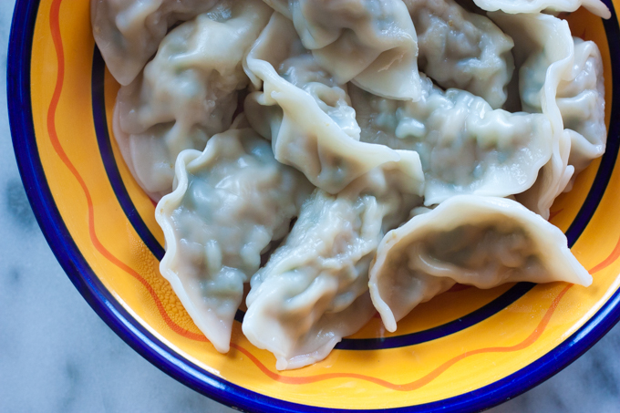 Pork, Chive & Cabbage Dumplings  | eatfirstworrylater.com
