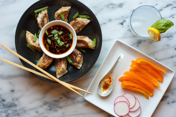 Pork, Chive & Cabbage Dumplings  | eatfirstworrylater.com