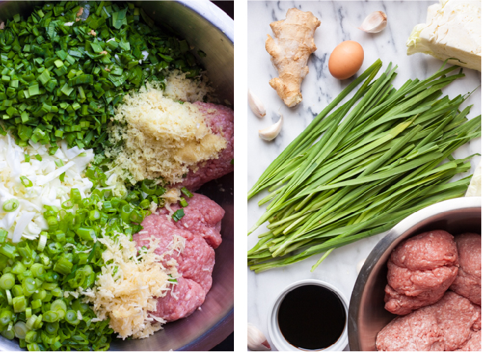 Pork, Chive & Cabbage Dumplings  | eatfirstworrylater.com