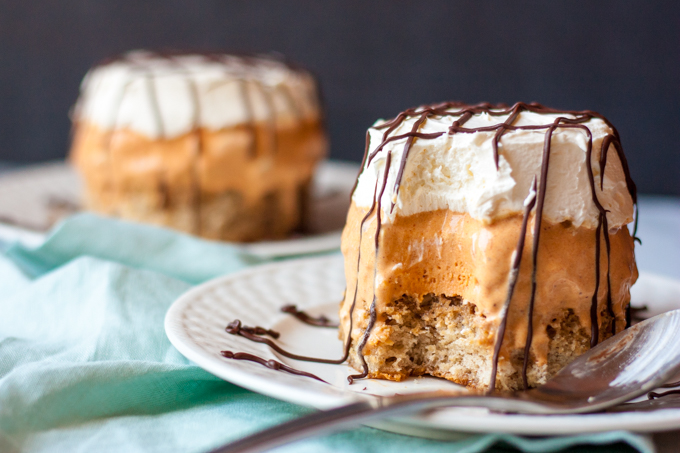 Pumpkin Tiramisu Ice Cream Cake | eatfirstworrylater.com
